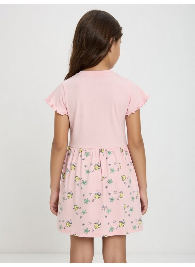 Disney Ariel | Tulle Dress | Pink - Image 3